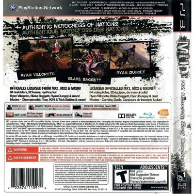Mud Fim Motocross World Championship Ps3