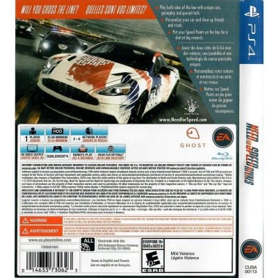 Need For Speed Rivals Ps4