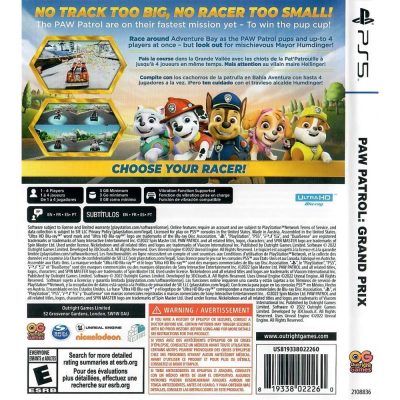 Paw Patrol Grand Prix Ps5 #1