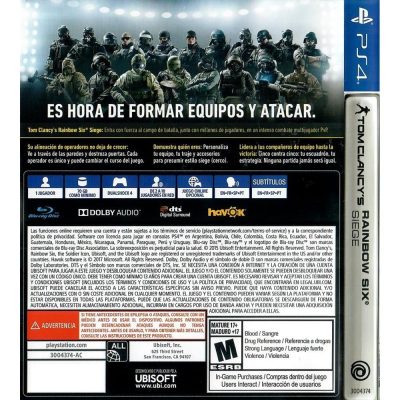 Rainbow Six Siege Edição Deluxe Ps4 #2 (Sem Codigo)