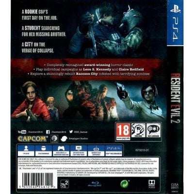 Resident Evil 2 Remake Ps4