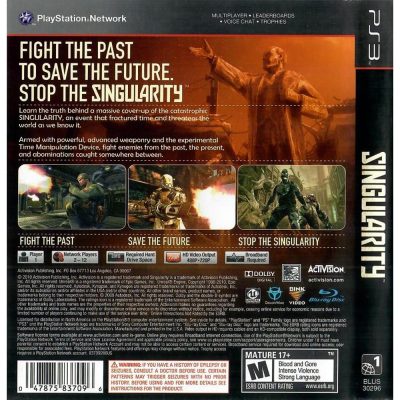 Singularity Ps3 #1
