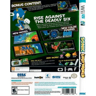Sonic Lost World Nintendo Wii U #1