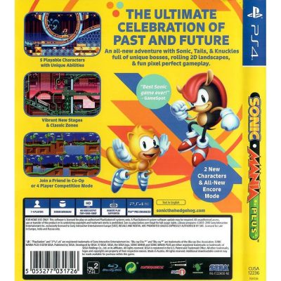 Sonic Mania Plus Ps4 (Com Art Book + Sega Mega Drive Reversible Cover)