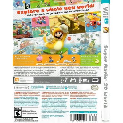 Super Mario 3D World Nintendo Wii U #3 (Sem Manual) (Caixa Vermelha)