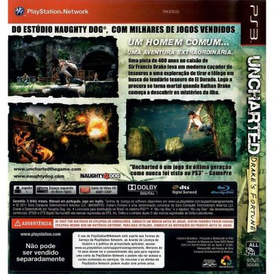 Uncharted Drakes Fortune Ps3 #1 (Greatest Hits)