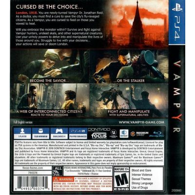 Vampyr Ps4 #1