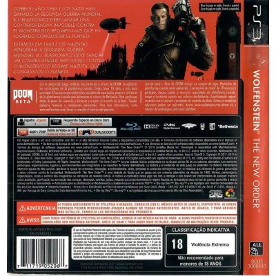 Wolfenstein The New Order Ps3 #1