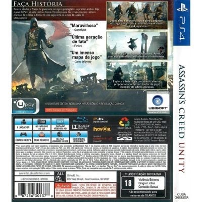 Assassins Creed Unity Ps4 #1