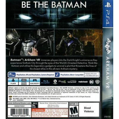 Batman Arkham Vr Ps4
