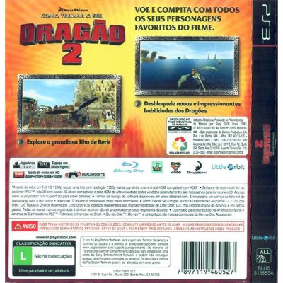 Como Treinar Seu Dragão 2 Ps3 #3 (Capa Impressa)