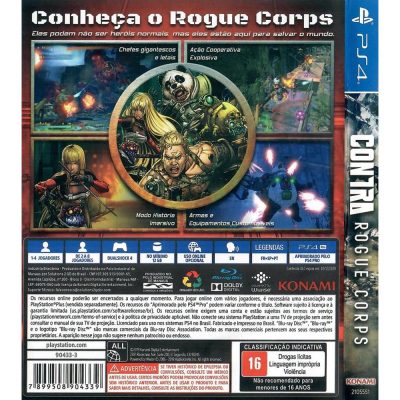 Contra Rogue Corps Ps4