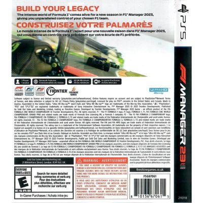 F1 Manager 23 Ps5