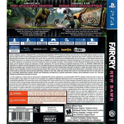 Far Cry New Dawn Ps4