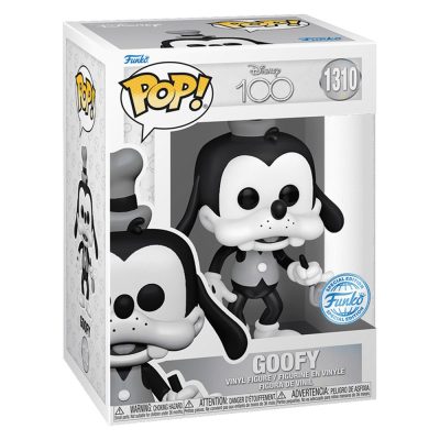 Funko Pop Goofy 1310 (Black And White) (Disney 100) (Special Edition Pateta)