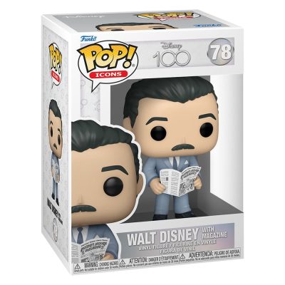 Funko Pop Icons - Walt Disney With Magazine 78