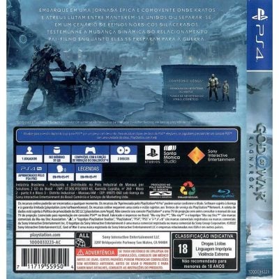 God Of War Ragnarok Ps4 (Sem Código)