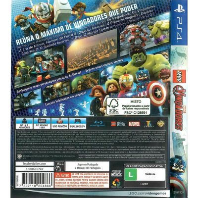 Lego Marvel Vingadores Ps4 #1