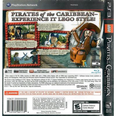 Lego Pirates Of The Caribbean Ps3 #3 (Sem Manual)
