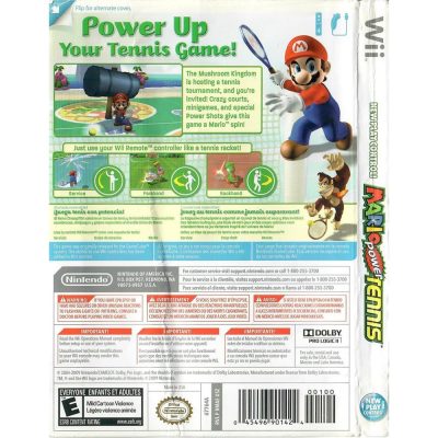 Mario Power Tennis Nintendo Wii #3 (Sem Manual)