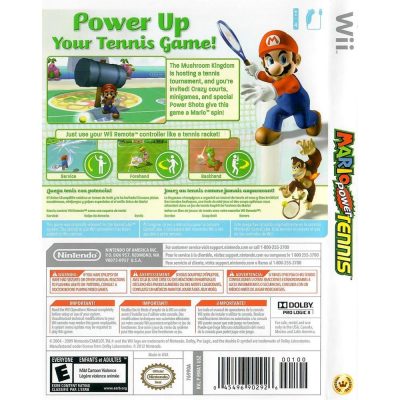 Mario Power Tennis Nintendo Wii (Nintendo Selects) (Com Luva)