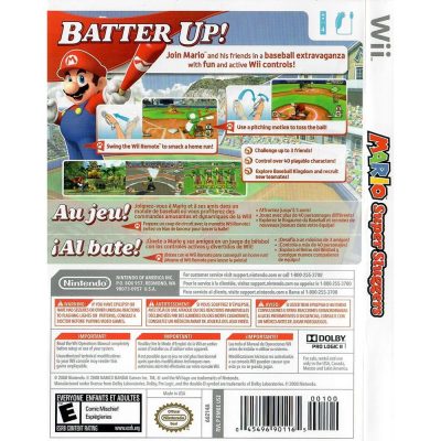 Mario Super Sluggers Nintendo Wii #2