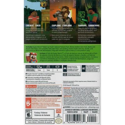 Minecraft Nintendo Switch
