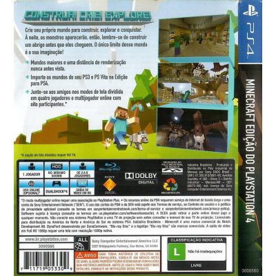Minecraft Playstation Edition Ps4 #1