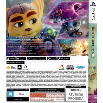 Ratchet & Clank Em Uma Outra Dimensão Ps5