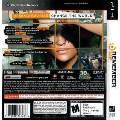 Remember Me Ps3