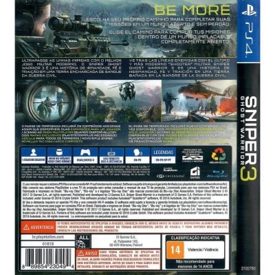 Sniper Ghost Warrior 3 Season Pass Edition Ps4 (Sem O Codigo)