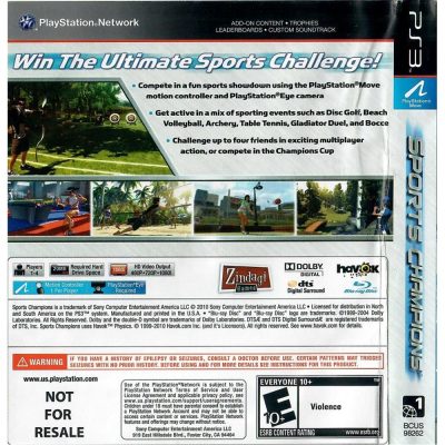 Sports Champions Ps3 #1