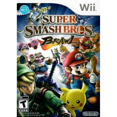 Super Smash Bros Brawl Nitnendo Wii (Com Luva)