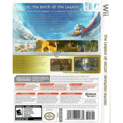 The Legend Of Zelda Skyward Sword Nintendo Wii (Com Luva)
