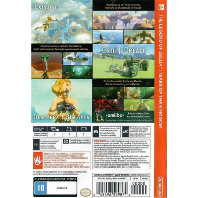 The Legend Of Zelda Tears Of The Kingdom Nintendo Switch
