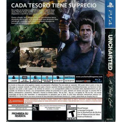 Uncharted 4 A Thiefs End Ps4 #1