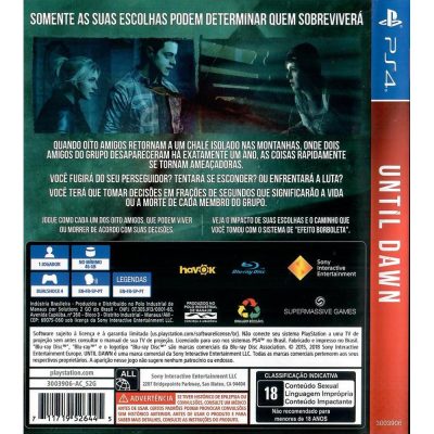 Until Dawn Ps4 #2 (Playstation Hits)