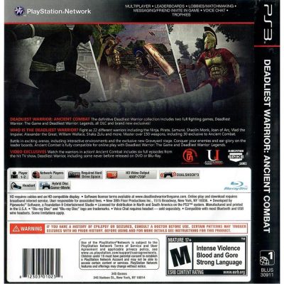 Deadliest Warrior Ancient Combat Ps3 #3
