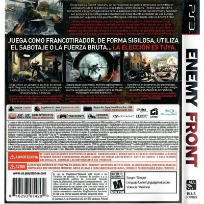 Enemy Front Ps3 #3