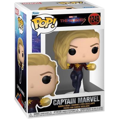 Funko Pop Capitã Marvel Com Mãos De Fogo 1249 (The Marvels)