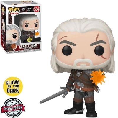 Funko Pop Games - The Witcher Wild Hunt Geralt 554 (Igni) (Glows) (Special Edition) #1