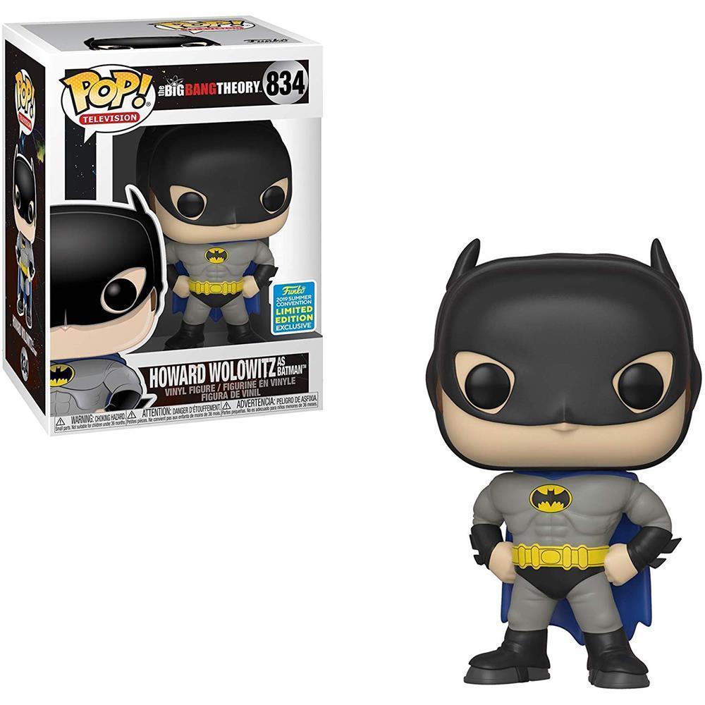 Funko Pop Television – The Big Bang Theory Howard Wolowitz As Batman 834 (Exclusive 2019 Summer Convention) #3 Funko Pop Television - The Big Bang Theory Howard Wolowitz As Batman 834 (Exclusive 2019 Summer Convention) #3
