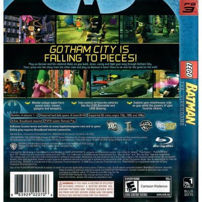 Lego Batman The Videogame Ps3 #3 (Sem Manual)