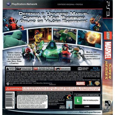 Lego Marvel Super Heroes Ps3 #1