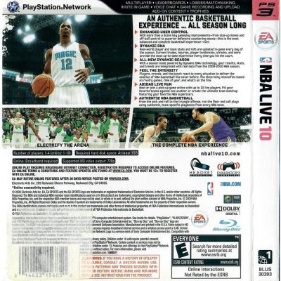 Nba Live 10 Ps3 #3 (Sem Manual)
