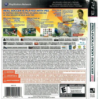 Pes 2013 Pro Evolution Soccer Ps3 #3