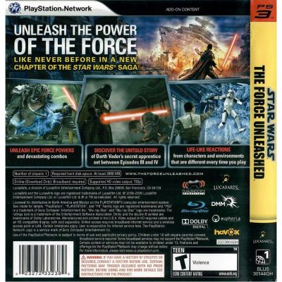 Star Wars The Force Unleashed Ps3 #1 (Greatest Hits)