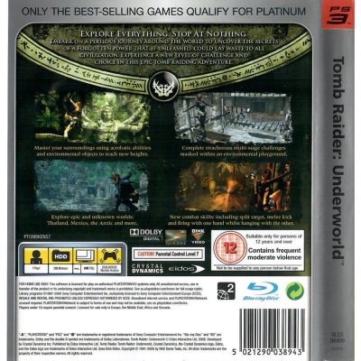 Tomb Raider Underworld Ps3 #1 (Platinum)
