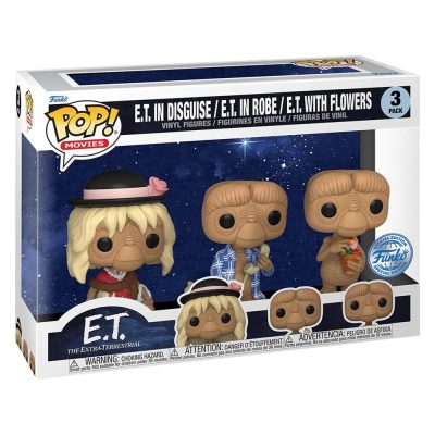3-Pack Funko Pop! Movies: E.T. The Extra-Terrestrial 40Th Anniversary