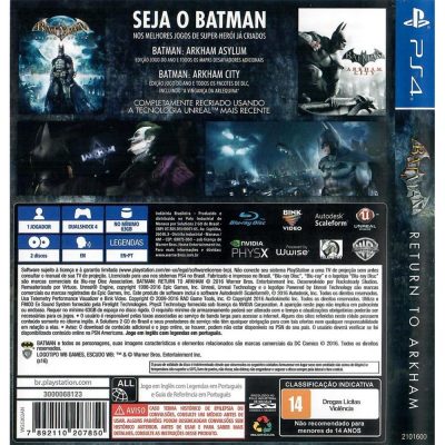 Batman Return To Arkham Ps4 #1